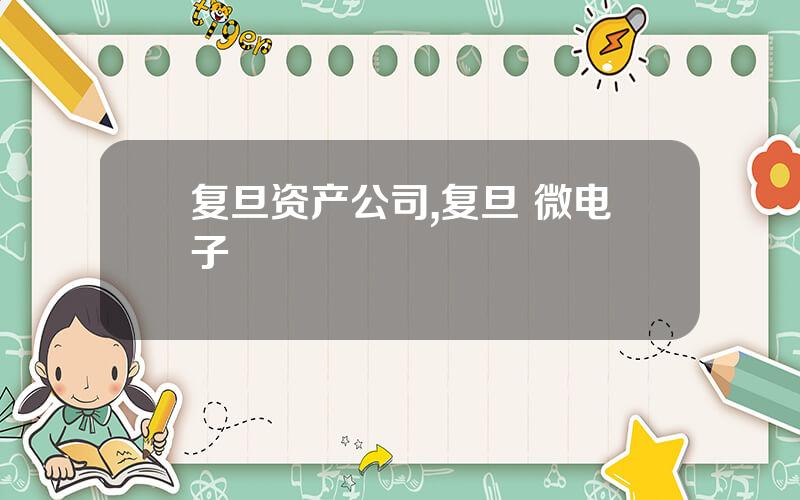 复旦资产公司,复旦 微电子